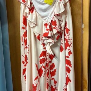 Fashion Nova Cream Satin Top